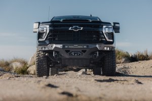 Chevrolet Silverado 3500 Front Bumper - DV8 Offroad - Spec Series - Black - `24-`26